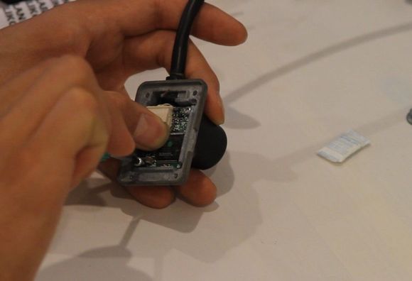 Jaguar XF rearview camera assembly