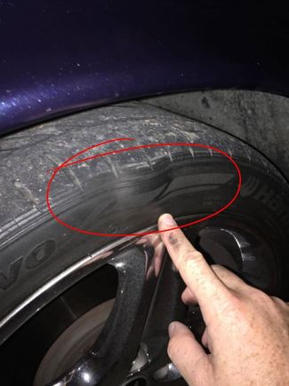 Whelp on the Drivers side front.