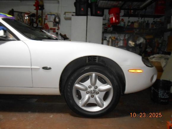 this is what the stance looked like before lowering