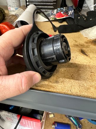 Misaligned Gas Cap