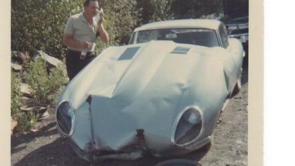 63' e-type coupe.  Taken in 1968