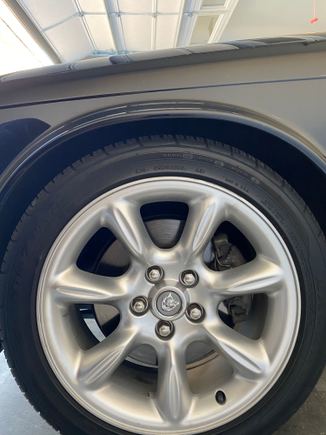 Front driver side after test drive (after reset)