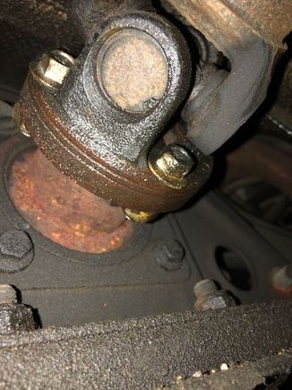 Trying to figure out if i had an input seal problem, why the rust input shaft pictured isnt wet?