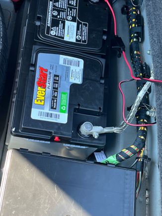 Wide shot of the connections