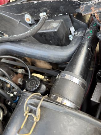 Very tight squeeze between radiator and body 