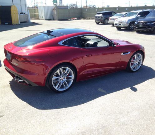 My third F Type. 2017 R, factory ordered and just delivered after a three month wait (IRR with camel interior and seat belts).