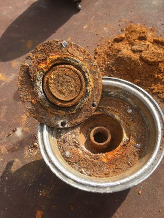 50 years of possible not using an anti freeze without an inhibitor to stop the rust. 
