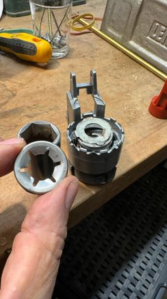 Big socket for pressing back on the washer