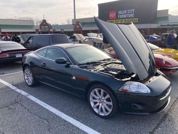 Our first car show 3/26 - only Jag among over 100 cars