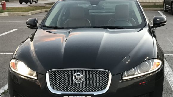 Just got my car back again from the dealership and noticed headlight inoperative on drivers side.

Went out took a picture. I cycled the lights from off to on and then the light was working again.

Any idea what it could be? 

Think this is a warranty item? My warranty is expiring in a month.

Thanks