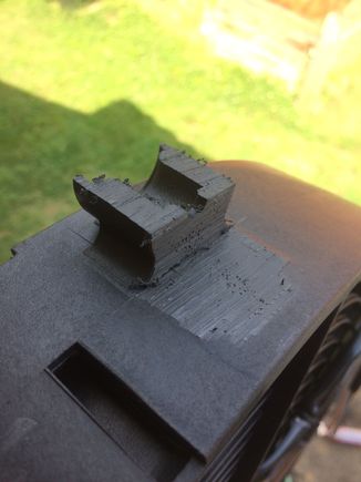 And I cut them down to fit inside the jag shroud nice and snug.