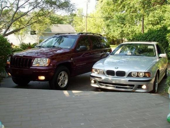 My First 2 Babies: Jeep GC Limited 4x4 V8 &amp; BMW 540i M-Sport- Great Memories In Both &amp; Miss Them! :/