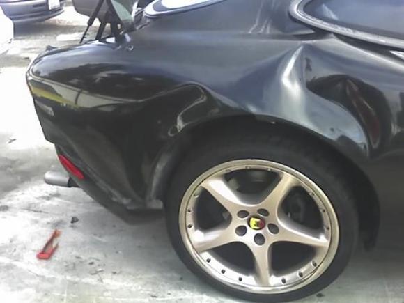 I managed to save the wheels.