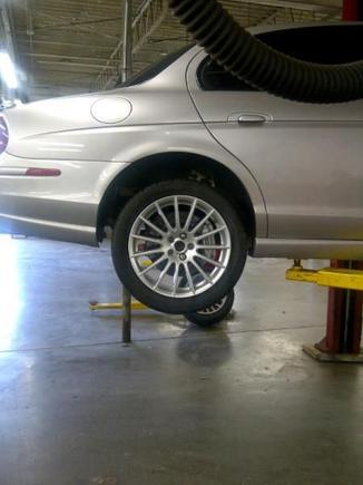 New Wheels Almost Installed