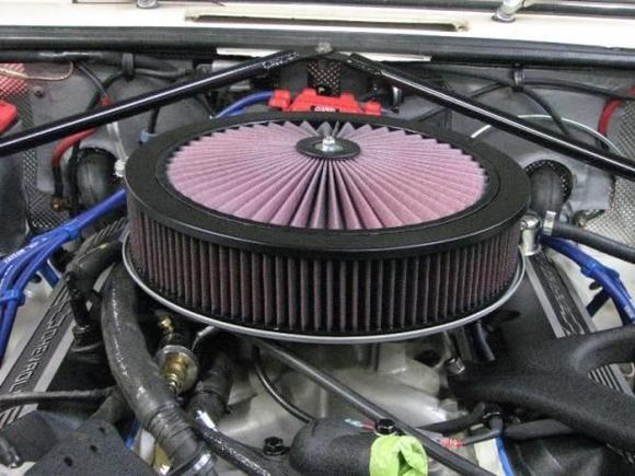 high flow air cleaner top is added for additional air flow to the 750.