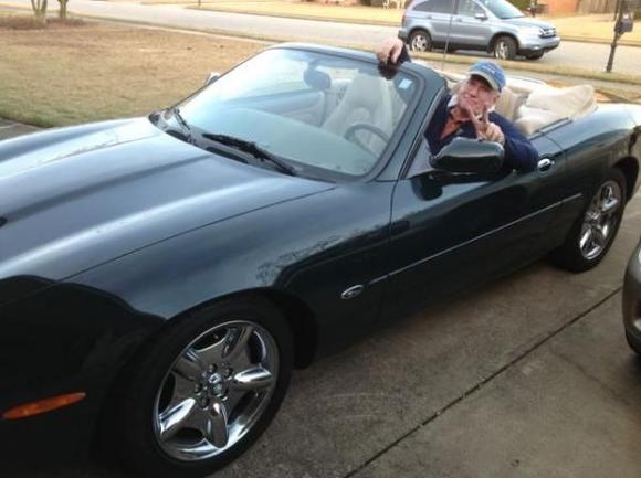 XK8 with driver - Me!