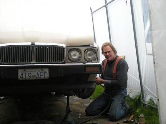 Jim ball joint Champ 1991 XJ6May 2014 017