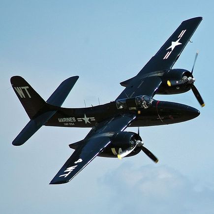 Jaguar XJS is my favourite car but this is my favourite airplane. F7F Tigercat