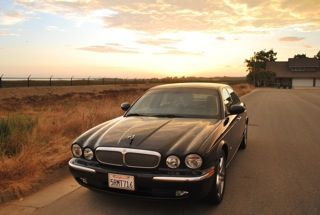 2006 XJ8 L at Sunset