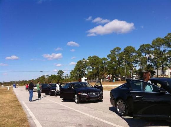 First we took a convoy of XJs out for a romp on the Beeline Highway