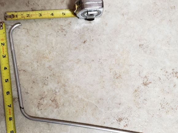 Eight inch probe dimension allows 2 inches for movement to access the duck-bill located 6 inches from the firewall. 




