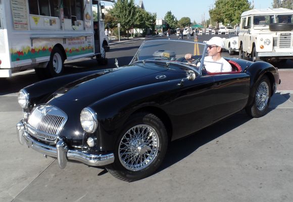 Nice MGA driving in.