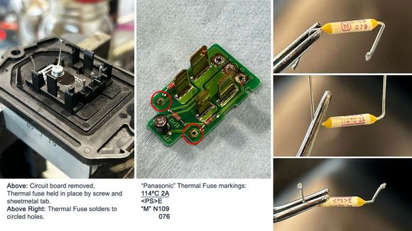 The fuse tested open (toast) so I figured I wanted to see it.
