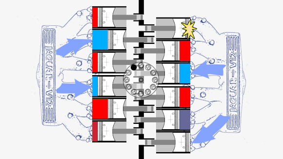 v12 firing animation