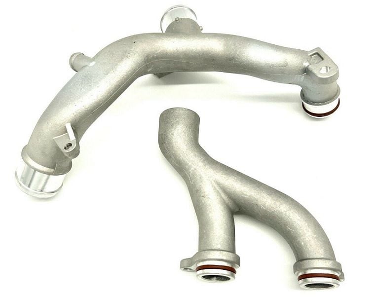 COOLANT CROSSOVER PIPE - WATER PUMP OUTLET – Lucky8 Off Road