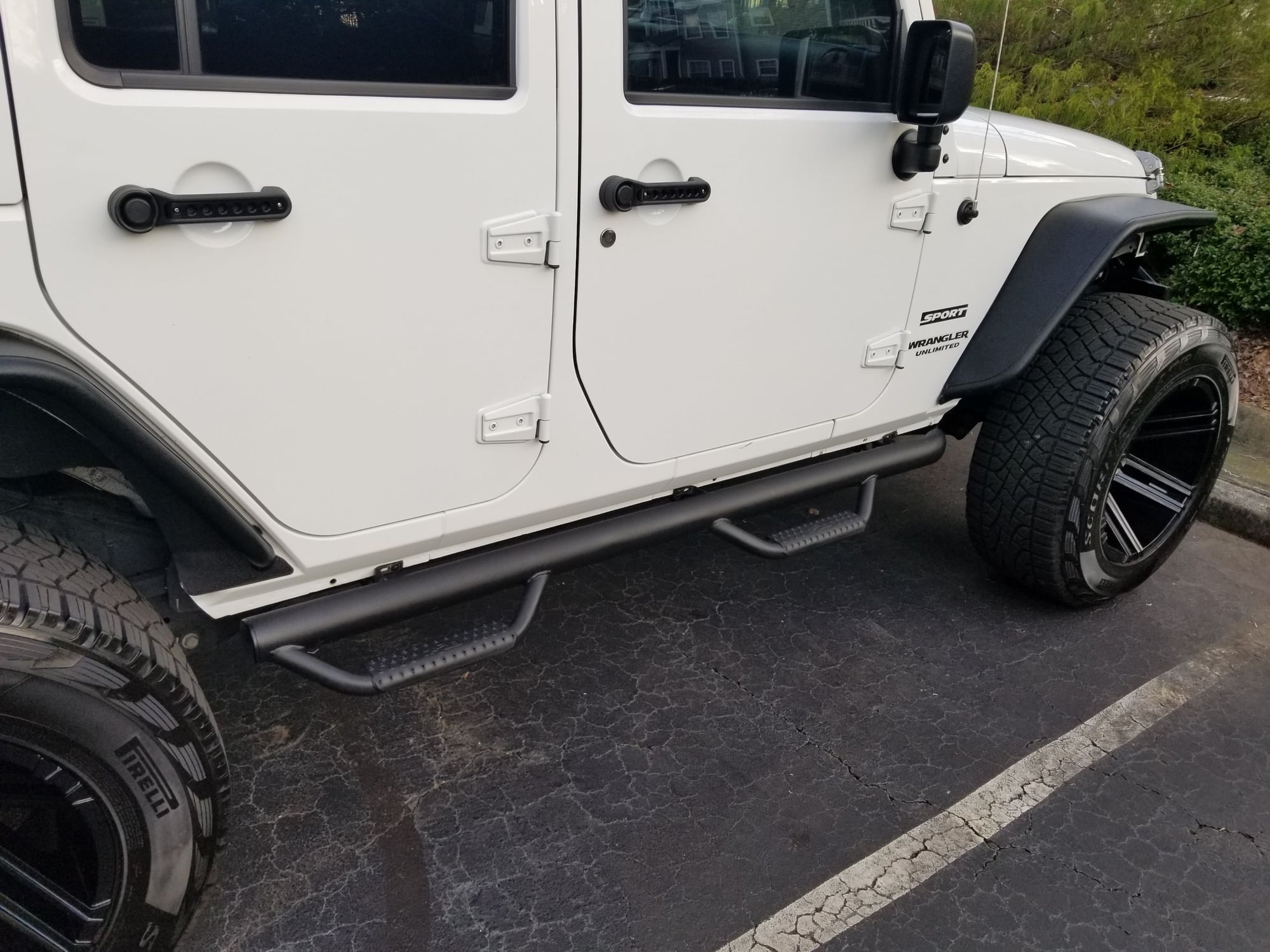 2017 Jeep Wrangler - Supercharged 2017 Jeep Wrangler Unlimited Sport - Used - VIN 1C4BJWDG0HL570865 - 28,500 Miles - 6 cyl - 4WD - Manual - SUV - White - Dunwoody, GA 30338, United States