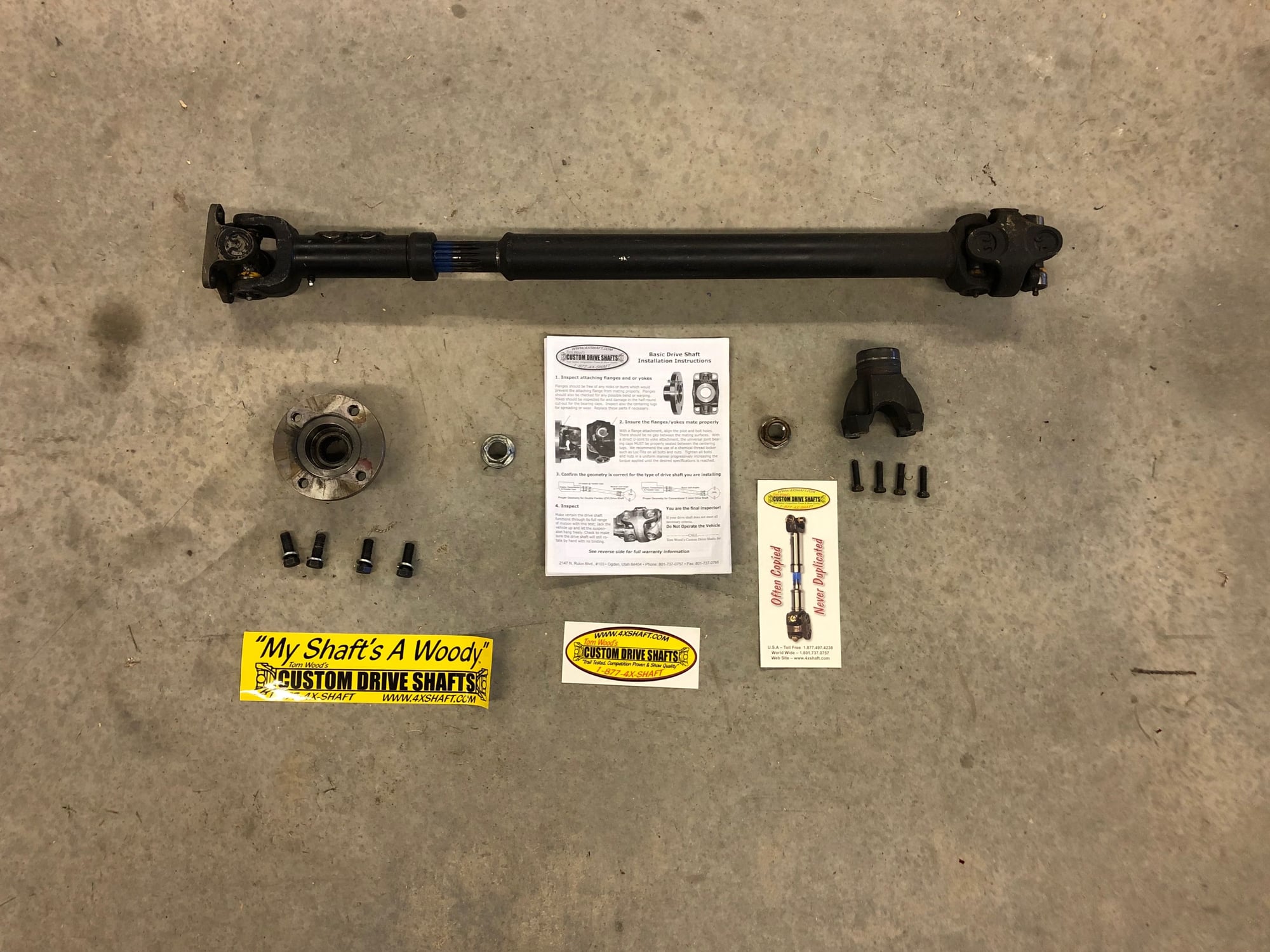 Drivetrain - Tom Woods 1310 Front Driveshaft Jeep Wrangler Unlimited 2007-2011 - Used - 2007 to 2011 Jeep Wrangler - Sioux Center, IA 51250, United States