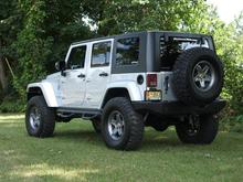 Front and Rear ARB Bumpers installed and Line-Xed