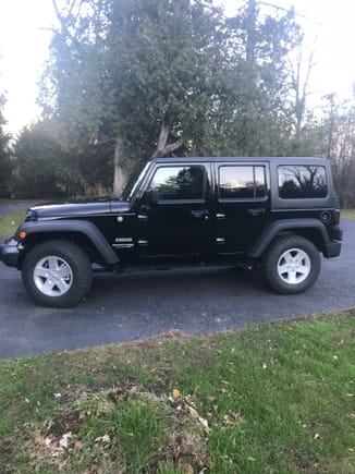 My first-2018 JKU. Traded in a Toyota Tundra and I’m loving it so far!!!!! 