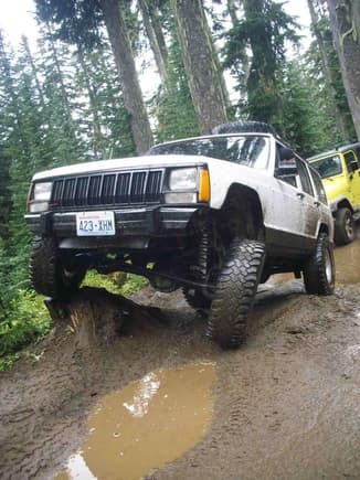 Kevin's XJ on the Naches Trail, WA