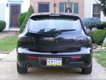 Clean Black Back