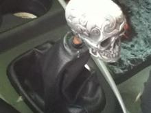 skull shift knob