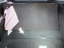 Back of Car Inside.  Grille cloth.