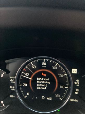 I recently bought a CPO CX-5 Signature and on 2 occasions I have gotten this warning on my dash. The next time I start the vehicle the warning is gone. Has anyone else had this issue and if so, what is the remedy? 