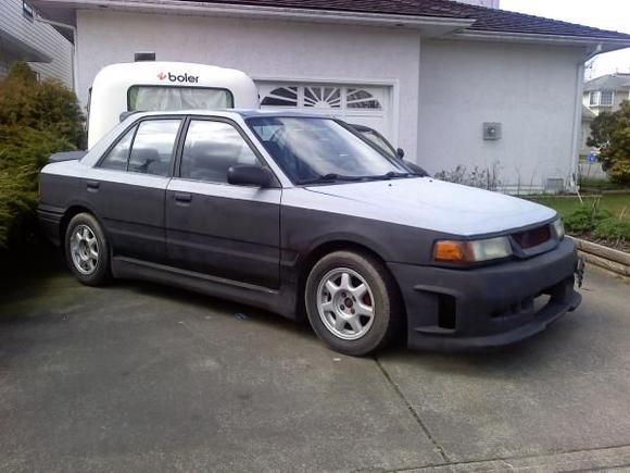 heres how she looks now sitting in my drive waiting to go for a drive!