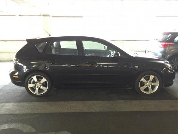 Side of the vehicle