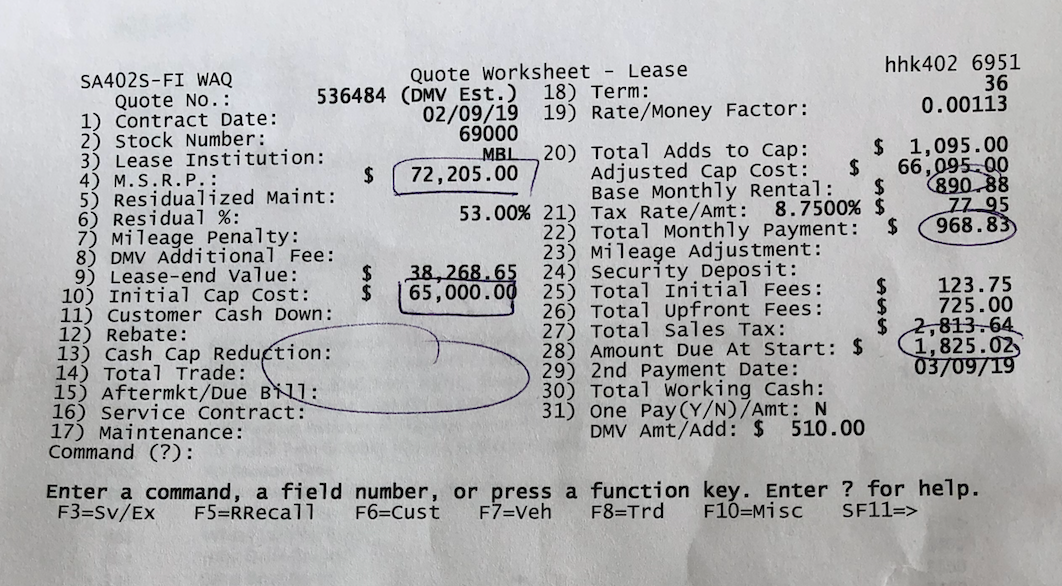 How S This Lease Deal For A Mercedes E450 Coupe 2019 Mbworld Org Forums