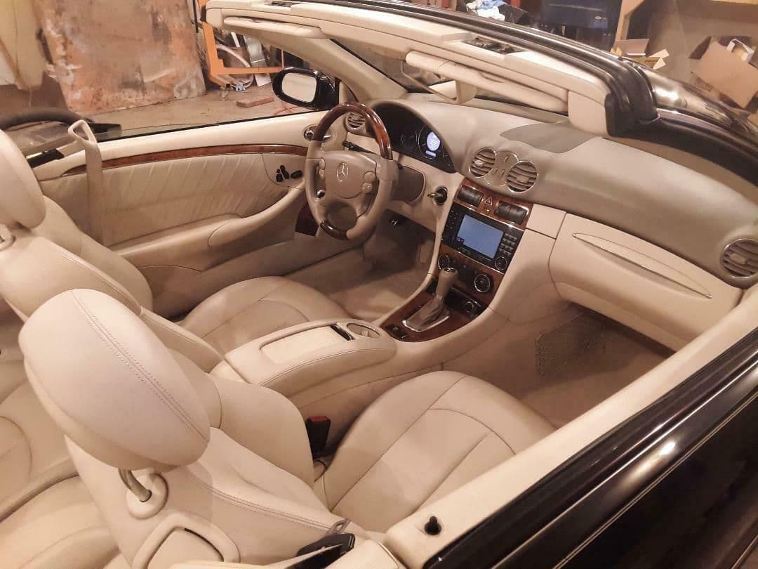 2007 Mercedes-Benz CLK550 - 2007 CLK550 Cabriolet  Black on tan. 71k miles. Excellent condition - Used - VIN WDBTK72F47F222774 - 71,000 Miles - 8 cyl - 2WD - Automatic - Convertible - Black - Belchertown, MA 01007, United States