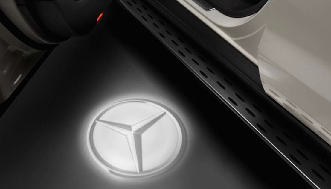 Accessories - Benz Logo LED Projector Puddle Lights - New - All Years Mercedes-Benz All Models - Barrie, ON M3J1L7, Canada