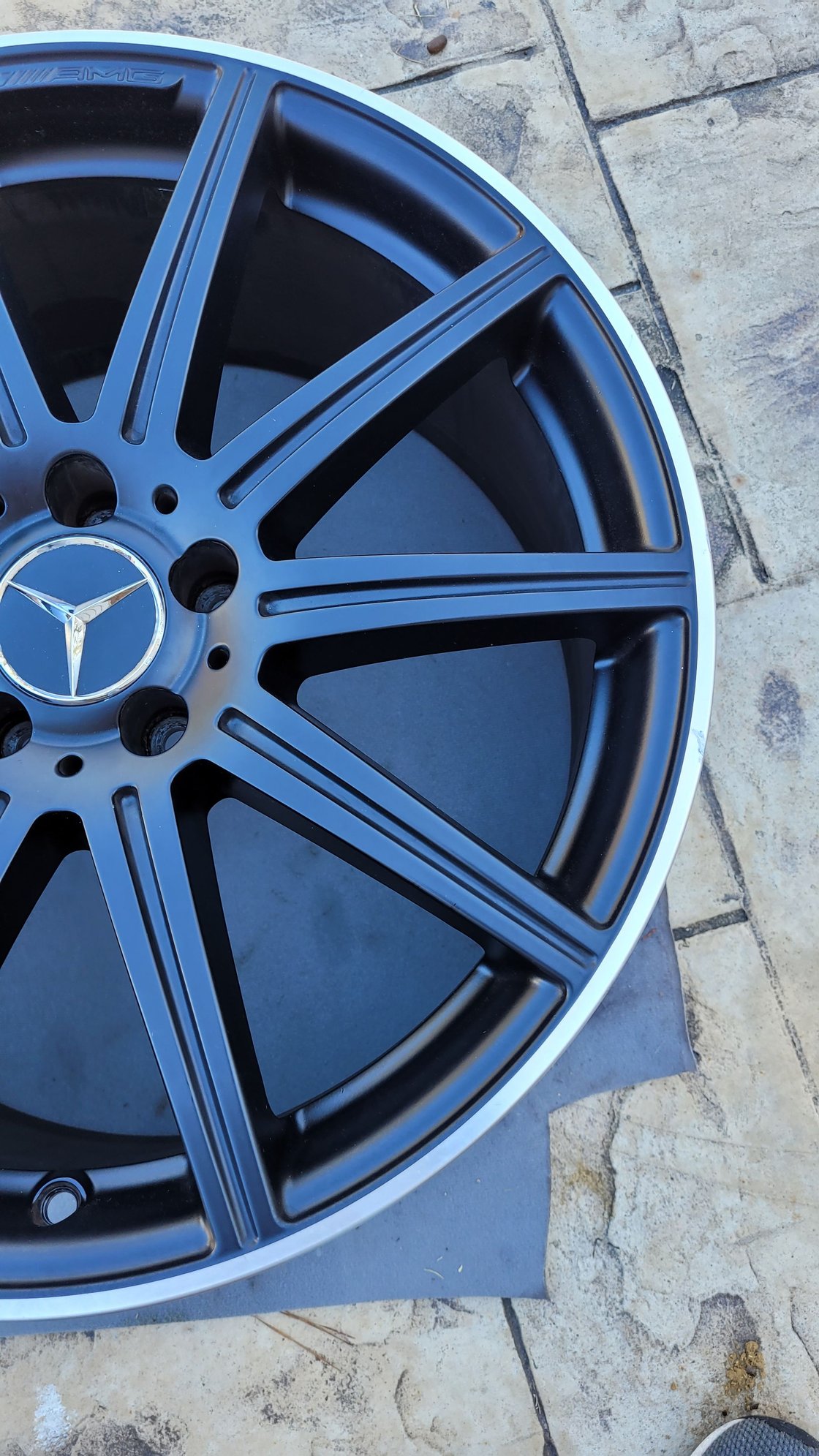 Wheels and Tires/Axles - Sigle FRONT e63 rim, 10-spoke 19x9 BLACK - Used - 2011 to 2016 Mercedes-Benz E63 AMG S - Jacksonville, FL 32097, United States