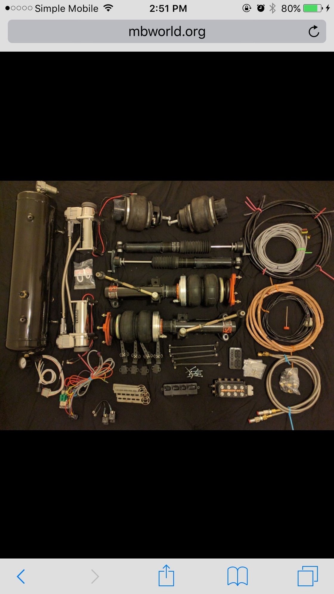 Steering/Suspension - W204 Accuair E-level with bags and front struts - Used - 2009 to 2015 Mercedes-Benz C63 AMG - 2008 to 2015 Mercedes-Benz C350 - Houston, TX 77057, United States