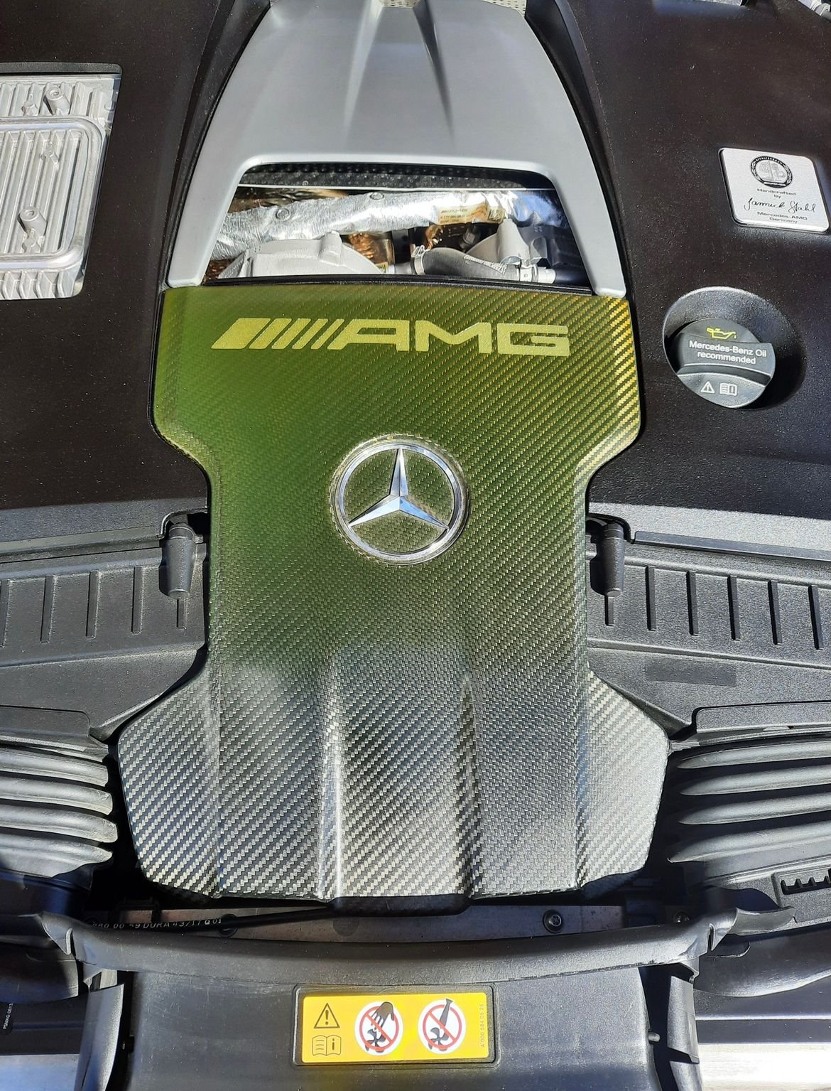 Yellow Carbon Fiber Engine Cover Forums