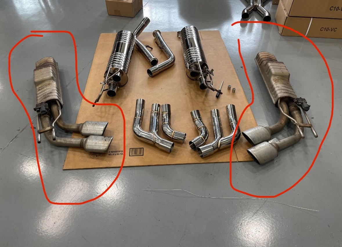 Engine - Exhaust - Exhaust for 2019+ G550 or 2019 G63 - Factory Mufflers and Tips - Used - 2019 to 2024 Mercedes-Benz G550 - 2019 to 2024 Mercedes-Benz G63 AMG - Peoria, IL 61615, United States