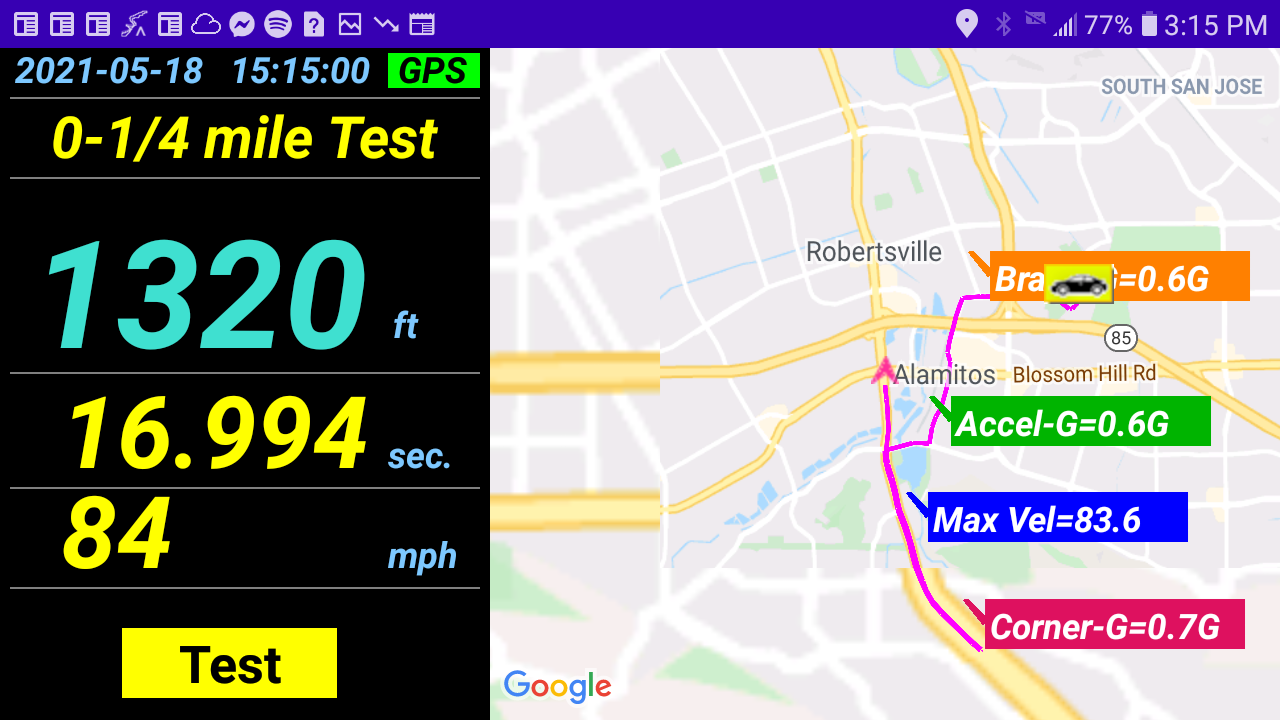 Miscellaneous - GPS-based trip/track (0-60 & 0-1/4 mile tester) computer app (android) - New - All Years Any Make All Models - San Jose, CA 95136, United States