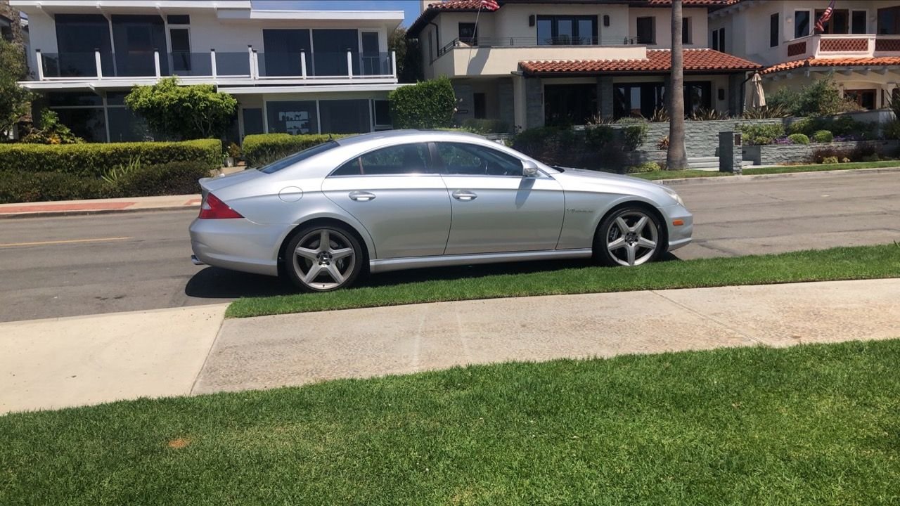 2006 Mercedes-Benz CLS55 AMG - 2006 CLS55 AMG - Used - VIN WDDDJ76XX6A017618 - 131,000 Miles - 8 cyl - 2WD - Automatic - Coupe - Silver - Newport Beach, CA 92663, United States