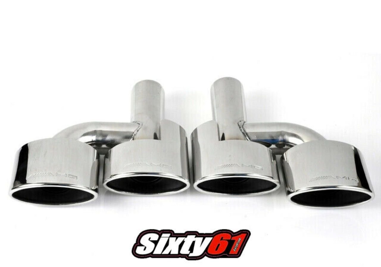 Engine - Exhaust - AMG Branded Dual Exhaust Tips - New - 2008 to 2014 Mercedes-Benz 300C - West Warwick, RI 02893, United States